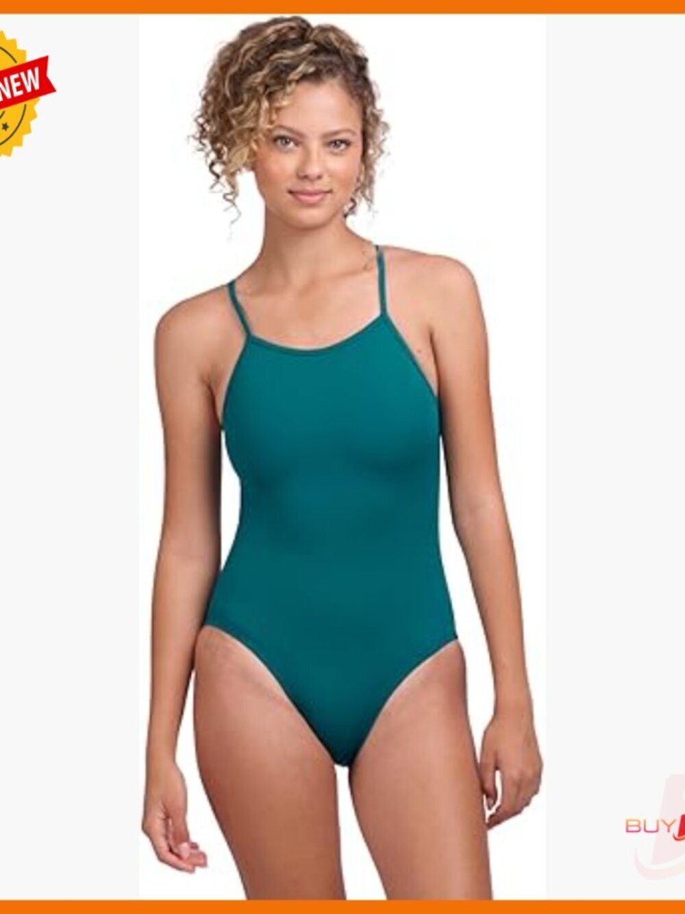 Women's Athletic One Piece Swimsuit, Competitive Swimming, Full Coverage
